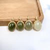 和田玉吊坠-水青满镶蛋面 商品缩略图0