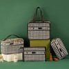 新款千鸟格化妆包ins洗漱收纳包化妆品收纳包便携耐脏百搭手提包 商品缩略图5