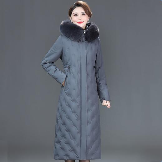 DD-景飒岚特专柜大毛领加厚加长款加肥加大码羽绒服 商品图4