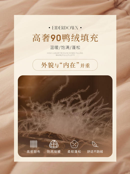 【年终特卖】熙世界轻薄翻领羽绒服女2025秋冬季收腰显瘦时尚90白鸭绒保暖外套 商品图2