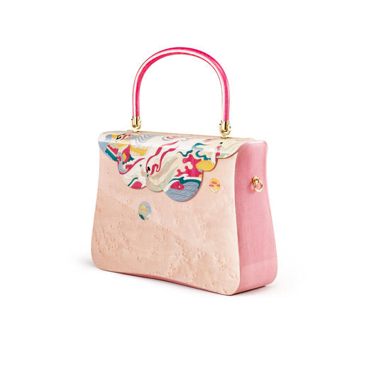 镶嵌“洛神赋”主题手提包（全木款） 商品图4