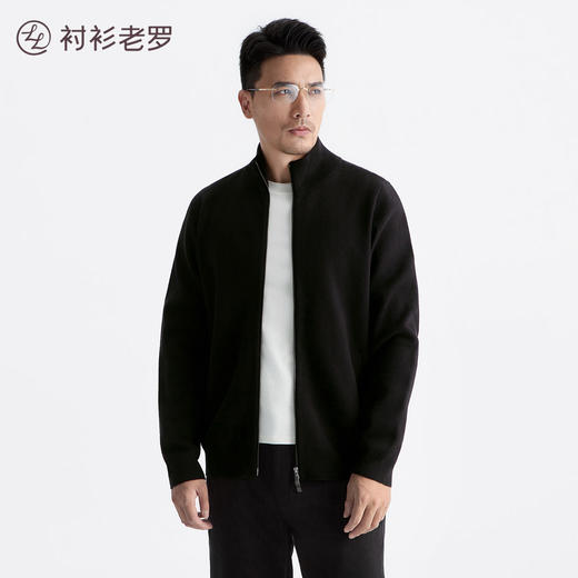 [轻织系列]断码清仓14针立领拉链毛衣外套237X0C703L 商品图3
