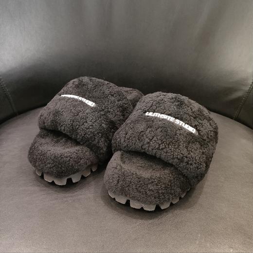 LFGJ凌介女鞋  15006时尚皮毛一体毛拖鞋 商品图4