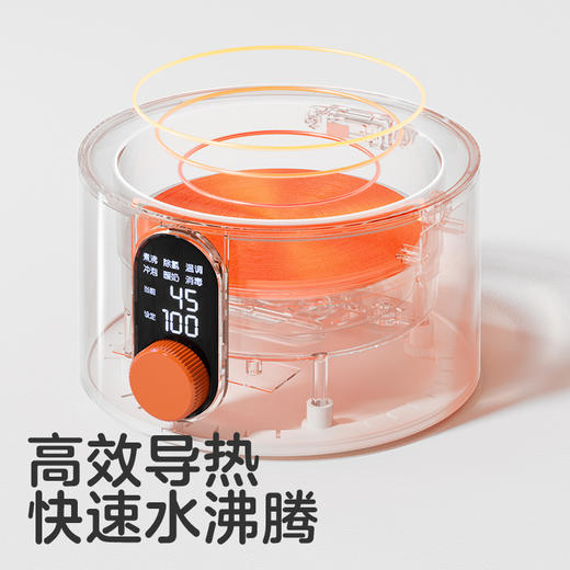 【微瑕】KUB可优比全玻璃恒温热水壶新生婴儿冲奶专用家用泡奶温奶调奶器（收到无质量问题不退不换，介意者勿拍） 商品图3