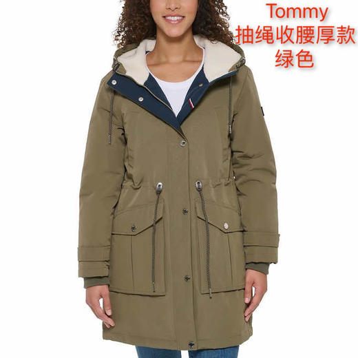 赶紧冲📣一眼就爱上的款，随时断码📣冬季怕冷的可以备Tommy长款厚棉服 商品图4