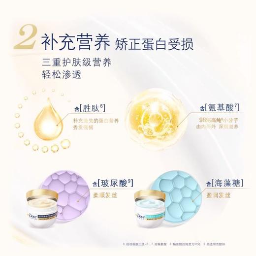 【品牌直发】Dove多芬致臻氨基酸发膜小金碗护发强韧柔顺修复干枯染烫受损260g 商品图6