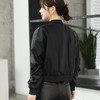 韩版短款皮衣外套女2023春季新款V领皮夹克修身水洗PU皮衣女 商品缩略图4