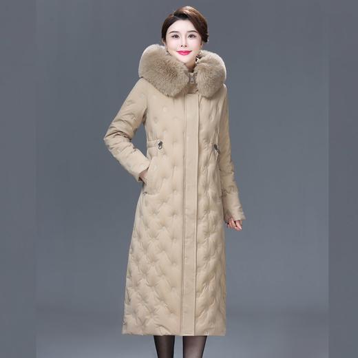 DD-景飒岚特专柜大毛领加厚加长款加肥加大码羽绒服 商品图1