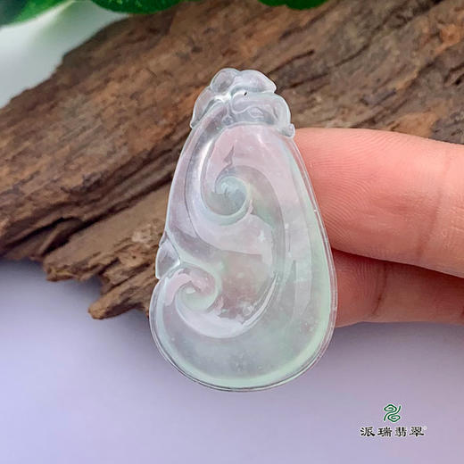 派瑞翡翠 翡翠挂件 糯种 飘花 商品图2