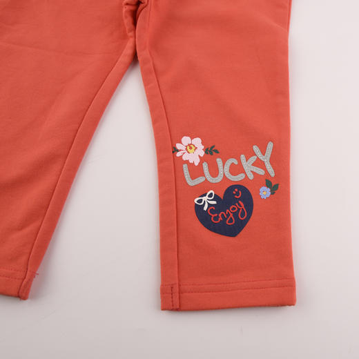 棉果果春秋款女童小毛圈针织长裤M122200218070 商品图1