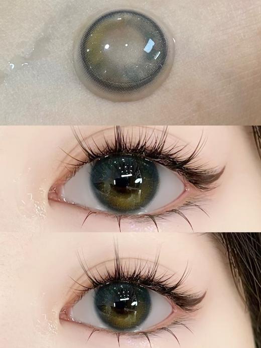 Leenscolor旗下 · 碎钻黑金&碎钻棕绿【半年抛】& 碎钻泪光&碎钻蓝紫 | 14.5mm白狮参考着色中等直径 | 韩国长期抛 商品图5