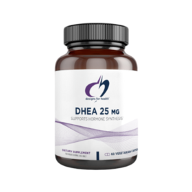 海淘 健康设计Designs for health 脱氢表雄酮DHEA 25mg 60粒/瓶 25/8和25/10