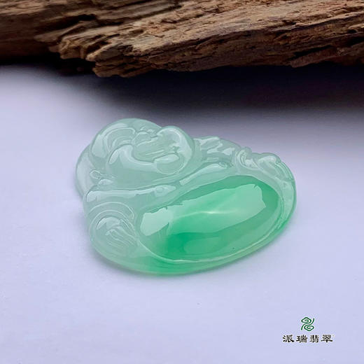 派瑞翡翠 翡翠佛 糯种 飘花 商品图4