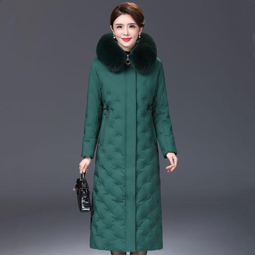 DD-景飒岚特专柜大毛领加厚加长款加肥加大码羽绒服 商品图2