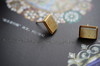 小方圆  和田耳钉【 嘉石122】 商品缩略图1