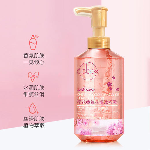 【买二送一❗️樱花香氛花瓣沐浴露】深入清洁肌肤毛孔，洁净肌肤，芳香四溢，滋润身心，持久沐浴新体验。男女适用，补水保湿，留香久长。一瓶多效，舒缓疲惫。补水保湿男女持久留香沐浴液父亲节礼物新年礼盒年货礼盒 商品图1