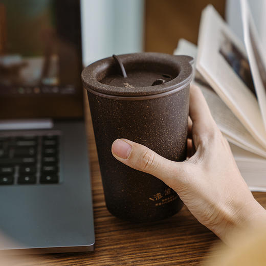 【定制产品不零售】Zhalabo 咖啡渣杯子300ml咖啡杯便携外带环保杯子ins风随行杯 商品图1