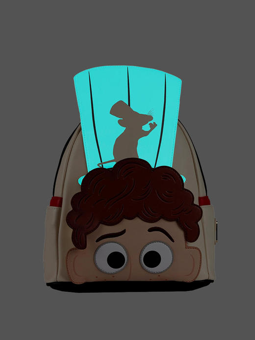 Loungefly迪士尼美食总动员料理鼠王15周年夜光双肩背包 41678 商品图2