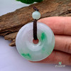 派瑞翡翠 翡翠平安扣 糯种 飘绿花 商品缩略图2