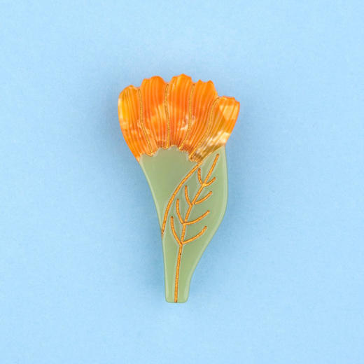 北京仓｜Coucou Suzette-Flower Power-金盏花 发夹［法国设计师］ 商品图0