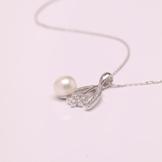 美裕 银925淡水珍珠链坠 7-8mm 107244 商品图1