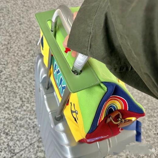 卡通宝宝大容量手提旅行包学生拉杆行李包收纳袋斜挎健身包 商品图4