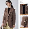 【简约百搭】罗蒙春秋款女式西服大众日常职场通勤休闲西服外套女 商品缩略图3