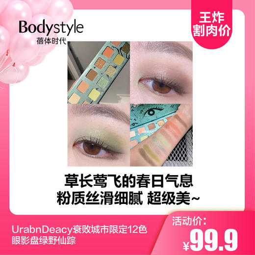 【9.16王炸割肉价】UrabnDeacy衰败城市限定12色眼影盘绿野仙踪 商品图0