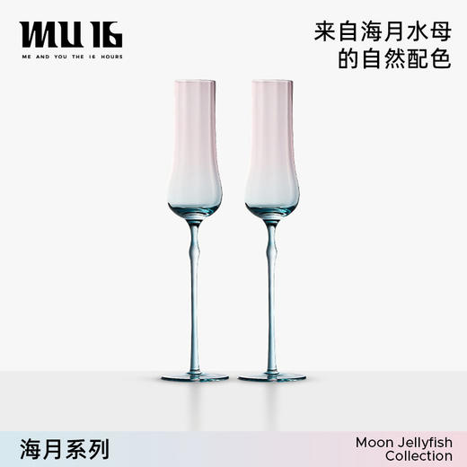 MU16 海月系列-水晶香槟杯两支装 商品图2