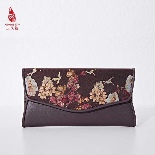 SAINTJOY/上久楷 宋锦晚宴包 手包 斜背包  生机   BWS23B1101 商品图4