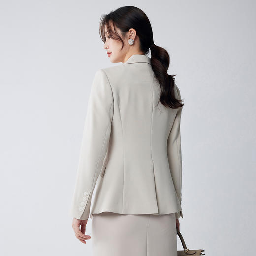 【商务休闲】罗蒙春秋款女式西服百搭舒适简约大气利落干练西服外套女 商品图7