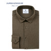 【SORONA柔软舒适保暖衬衫】占姆士男士秋冬新款商务纯色长袖修身抗皱衬衣 商品缩略图2