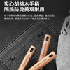 康巴赫（KBH）304不锈钢家用胡桃木手柄汤勺漏勺煎铲线漏 商品缩略图2