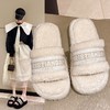 设计感小众毛毛拖鞋外穿秋新款百搭厚底保暖防滑家居一字拖 商品缩略图2