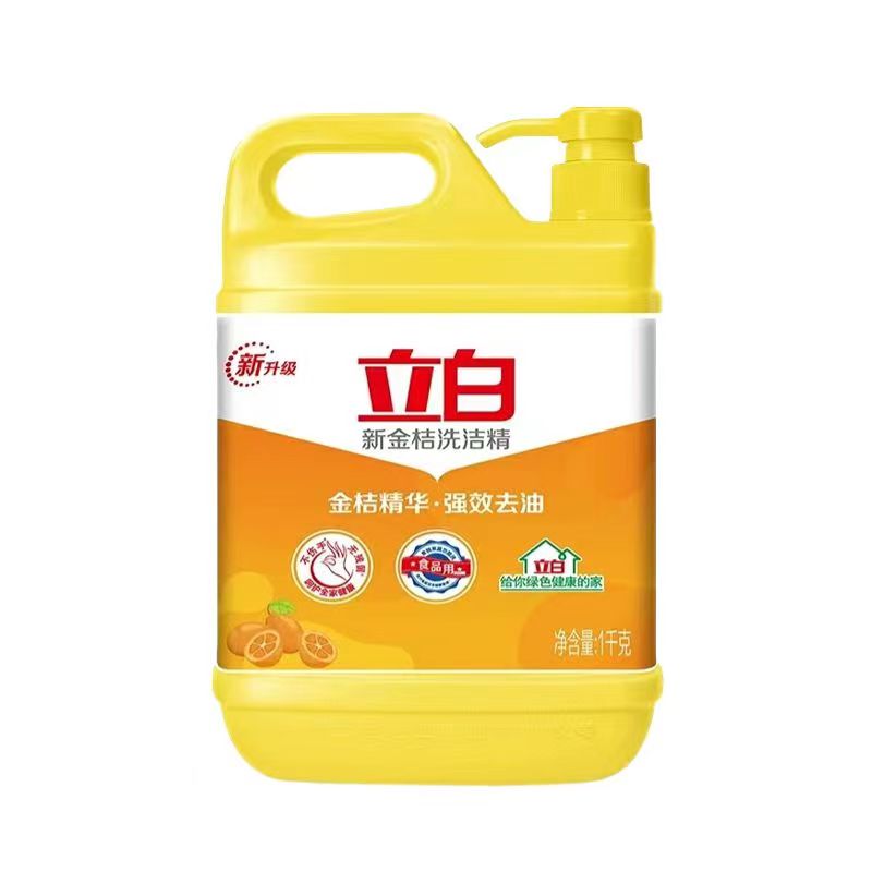 立白新金桔洗洁精加量装1kg