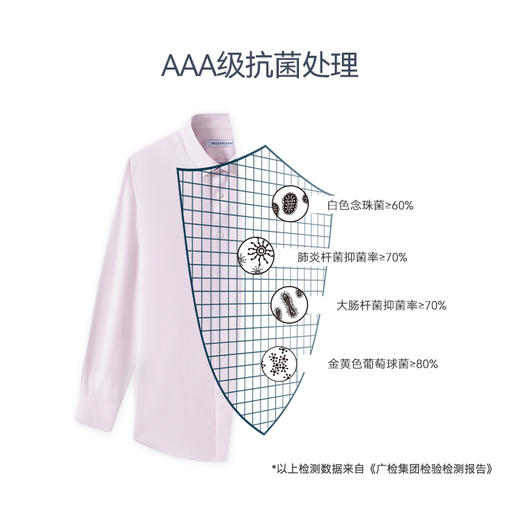 十如仕小方领高级提花100支长袖衬衫-元龙39系列-504-01/02 商品图11