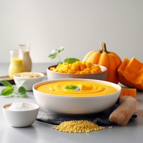 奶香南瓜小米粥 