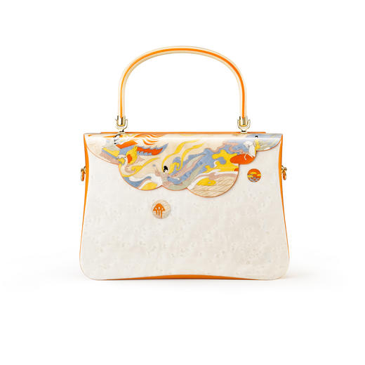 镶嵌“洛神赋”主题手提包（全木款） 商品图0