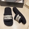 设计感小众毛毛拖鞋外穿秋新款百搭厚底保暖防滑家居一字拖 商品缩略图7
