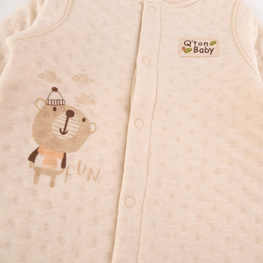 棉果果冬季新品彩棉空气层对开连体衣M505722622059 商品图1