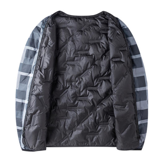 圣得西男士鹅绒翻领商务干部款羽绒服冬季款轻薄羽绒夹克2362941743 商品图4