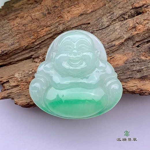 派瑞翡翠 翡翠佛 糯种 飘花 商品图1
