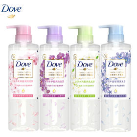【品牌直发】多芬植萃无硅油洗发水樱花/蓝风铃470ml洗头膏护发素多香型可选