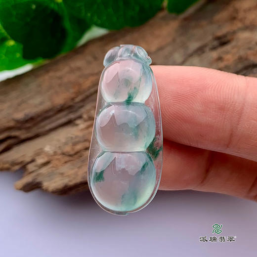 派瑞翡翠 翡翠挂件 冰种 飘花 商品图3