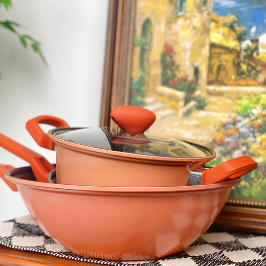 IBF艾博菲干饭魂三件套 煎锅+汤锅+炒锅 商品图2