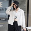 韩版短款皮衣外套女2023秋季新款翻领宽松休闲水洗皮衣女 商品缩略图2
