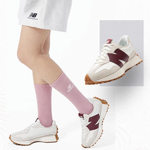 【春季焕新】【全球购】New Balance NB官方327系列WS327KB复古百搭经典休闲鞋-WS327KB「截止发货日期2026.2月3号-2.24日」 商品图3