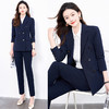 【上衣+裤子】罗蒙女式套装职场必备简约百搭商务时尚西服两件套女 商品缩略图4