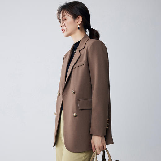 【简约百搭】罗蒙春秋款女式西服大众日常职场通勤休闲西服外套女 商品图5