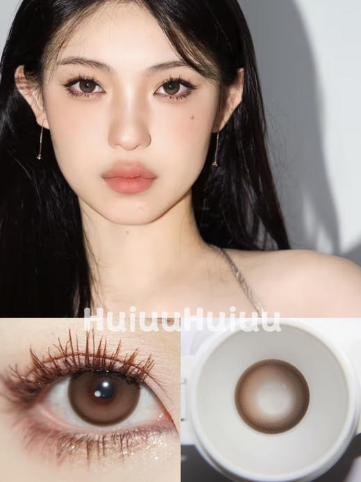 【中直径】PAPADOX--声声乌龙-14.2mm【半年抛 0-800度 无525/575】 商品图0